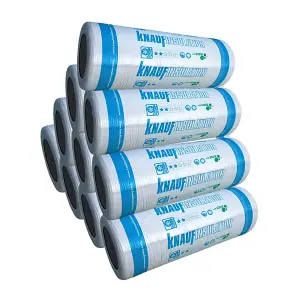 170mm Knauf Earthwool Loft Roll 44 Insulation Combi-Cut (10/rolls)