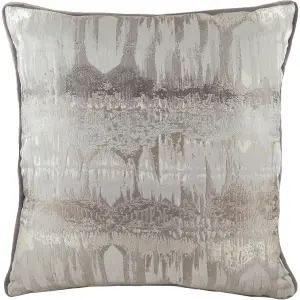 Evans Lichfield Inca Jacquard Piped Feather Filled Cushion