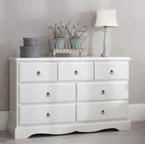 Romance Antique White 3 Over 4 Chest of Drawers