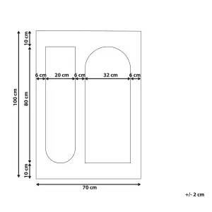 Wall Mirror MARCIGNY Boucle Off-White