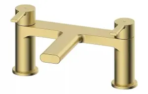 Aquarius Evolution Bath Filler Tap Brushed Brass