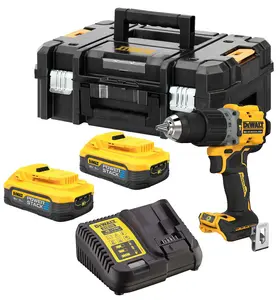 Dewalt DCD805H2T 18v XR Brushless Powerstack Combi Hammer Drill 2 x5AH Batteries