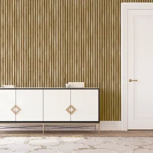 Arthouse Wood Slats Natural Wallpaper