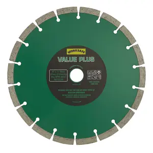 Sealey 230 x 22mm Value Plus Diamond Blade For Hard & Medium Materials WDVP230