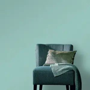 Galerie Amazonia Blue Linen Texture Smooth Wallpaper