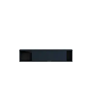 Space-Saving Pula Wall Hung Cabinet 135cm - Sleek Navy - W1350mm x H300mm x D300mm