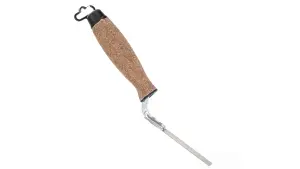 Toolty Tuck Pointing Jointing Finger Trowel with Cork Handle Stainless Steel Hand Tool - 6mm - Bricklayer DIY