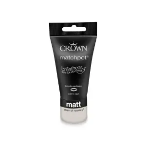 Crown Breatheasy Dash of nutmeg Matt Emulsion paint, 40ml