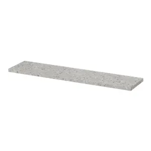 GoodHome Rigga Modular Terrazzo effect Terrazzo effect Rectangular Floating shelf (L)80cm x (D)19cm