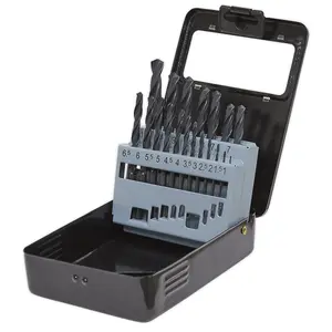 Sealey HSS Roll Forged Drill Bit Set 19pc 1-10mm Point Tip DBS19RF