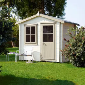 Shire Hartley 10x10 ft & 1 window Apex Wooden Cabin (Base included)