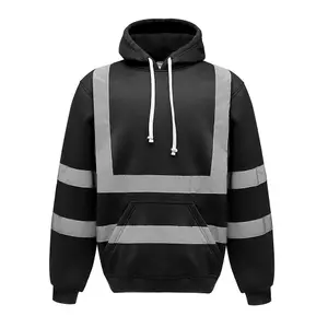 Yoko Mens Hi Vis Reflective Hoodie