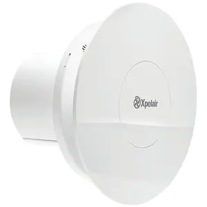 Xpelair Simply Silent Contour Axial Extractor Fan with Humidistat/Timer - 4"/100mm Bathroom