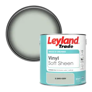 Leyland Trade Vinyl Soft Sheen Walls & Ceilings Emulsion Paint (S 2005-G30Y) - 2.5L