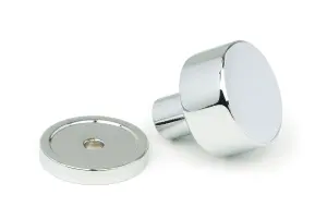 From The Anvil Polished Chrome Kelso Cabinet Knob - 25mm (Plain)