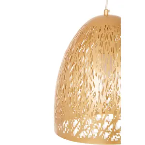 Interiors by Premier Lenno Small Gold Pendant Light