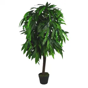 120cm (4ft) Tall Large Artificial Mango Tree Plant