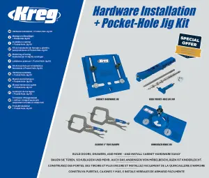 KREG Hardware Installation + Pocket-Hole Jig Kit