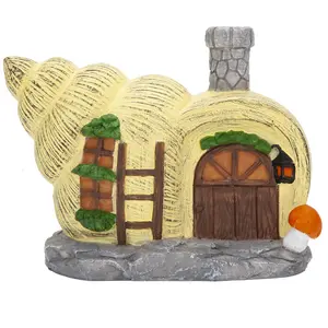 Shell Fairy House Ornament Decoration - The Fairies Enchanted Garden