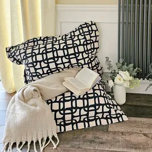 rucomfy Snug Geometric Square Large Squashy Squarbie Beanbag