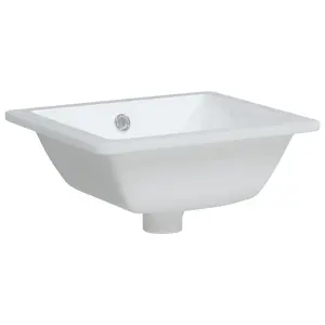 Bathroom Sink White 36x31.5x16.5 cm Rectangular Ceramic