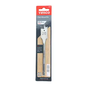 Timco - Flat Wood Bit (Size 20.0 x 152 - 1 Each)