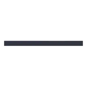 GoodHome Garcinia Navy blue Square edge Matt Navy blue Plinth, (L)2400mm