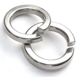 Spring Lock Washers M10 (10mm) Pack of: 50 Steel Zinc Plated Square Section Washer DIN 127