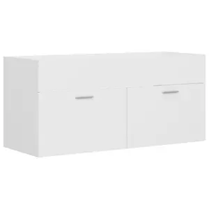 Yamna 1000mm Single Bathroom Vanity with Integrated Ceramic Basin White