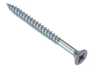 Forgefix 1 Inch Pozi Countersunk Screws Zinc Plated - Box of 200