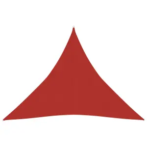 Berkfield Sunshade Sail 160 g/m2 Red 4x4x4 m HDPE