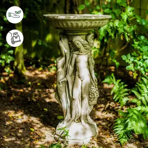 Three Graces Design Birdbath statuary