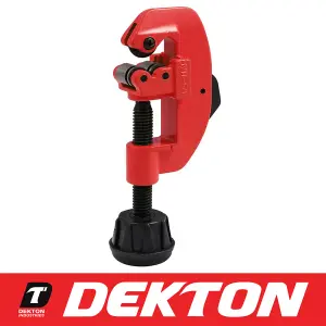 Dekton Adjustable Large Tube Wheel Roller Pipe Cutter 3 - 22mm 1/8" To 7/8"