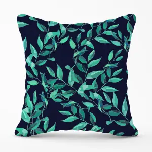 Delicate Green Foliage Cushions 45cm x 45cm