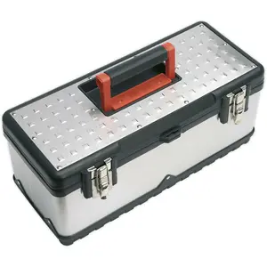 Heavy Duty Steel Tool Box and Tote Tray - 660mm Portable Storage Solution