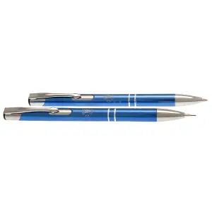 Chelsea FC Pen & Pencil Set Blue/Silver (One Size)