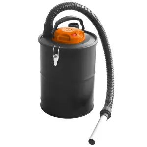 Ash Vacuum Cleaner - Ultra-Fine HEPA Filter -  Hoover For Wood Log Burner - Bagless Fireplace Dust Collector - 18L Capacity