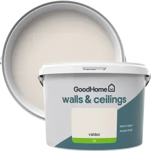 GoodHome Walls & ceilings Valdez Silk Emulsion paint, 2.5L