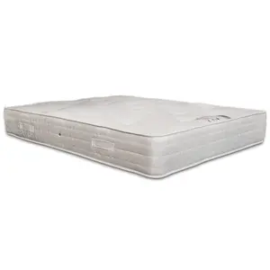 Knightsbridge Deluxe 1000 Pocket Sprung Divan Bed Set 6FT Super King 4 Drawers - Naples Slate