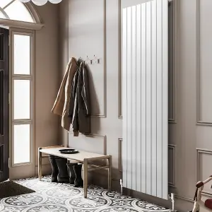 Porter White Single Vertical Flat Panel Radiator - 1600x610mm