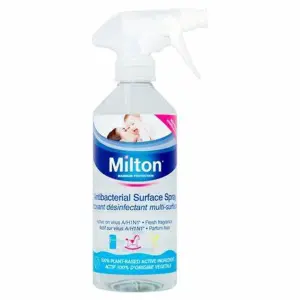 Milton Antibacterial Surface Spray (500ml) - Disinfectant Multi (Pack of 12)