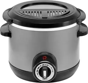 Electricals Grey Compact Fryer 1.2L - Grey