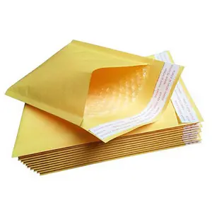 500 x Size 6 (215x320mm)  Gold Padded Bubble Lined Secure Self Sealing Peel & Seal Mailing Postal Envelopes