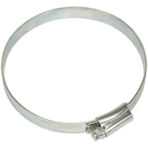 30 PACK Zinc Plated Hose Clip - 80 to 100mm Diameter - External Pressed Threads