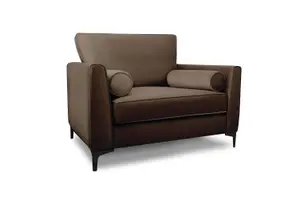 Modern Home Zara 3 Seater and Lovechair Set Mole