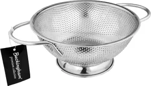 Buckingham Stainless Steel Micro-perforated Deep Colander / Strainer 19.5 cm