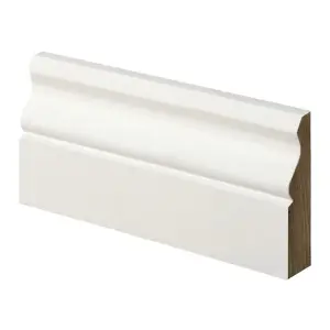 PACK OF 5 - Ogee White Primed MDF Architrave - 18mm x 69mm x 2100mm