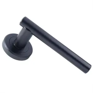 Valarie Latch Door Handle (Set of 2) Matt Black