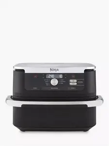 Ninja Foodi Flexdrawer Dual AF500UK Air Fryer, 10.4L, Black