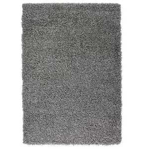 Grey Thick Shaggy Rug - California - 120x170cm (4'x5'8")